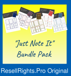 Just Note It Planner Template Bundle
