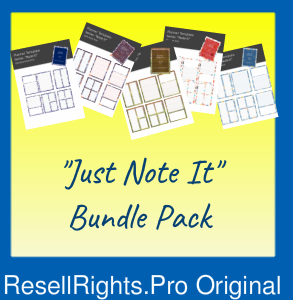 Just Note It Planner Template Bundle